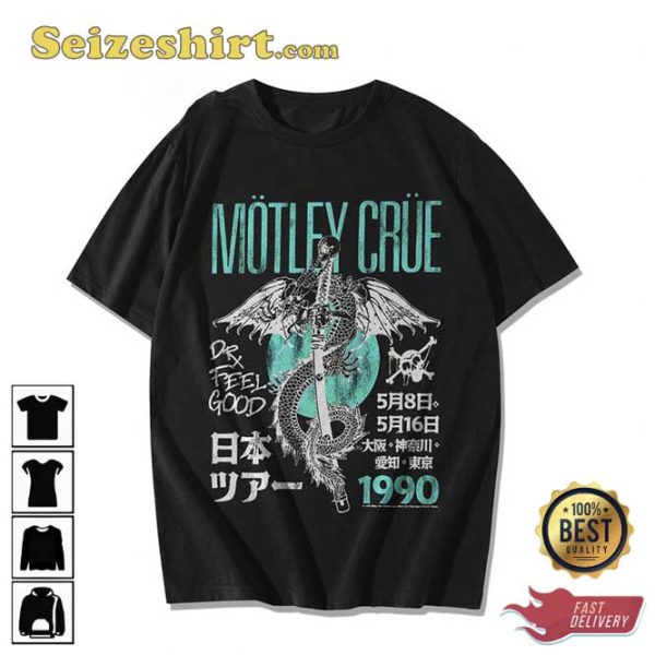 Motley Crue Rock Band Cinderella T-Shirt