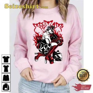 Motomami Black Red Rosalía Trending Unisex Sweatshirt