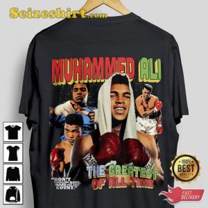 Muhammad Ali GOAT T Shirt Rap 90s Casual Unisex T-Shirt