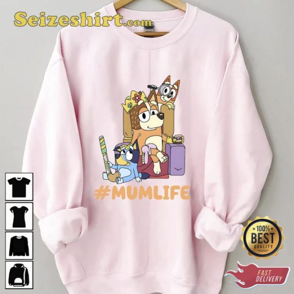 Mumlife Bluey Family Sweatshirt