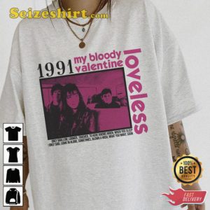 My Bloody Valentine Loveless Tracklist Merch Shirt