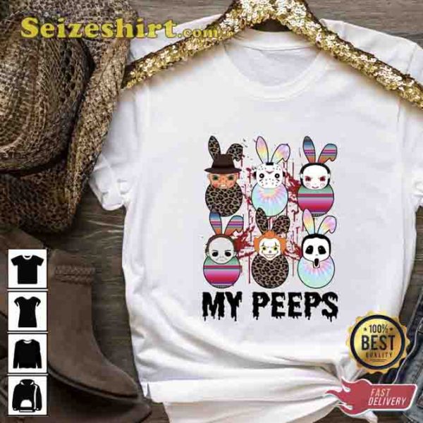 My Peeps Horror Movie Characters Unisex T-shirt