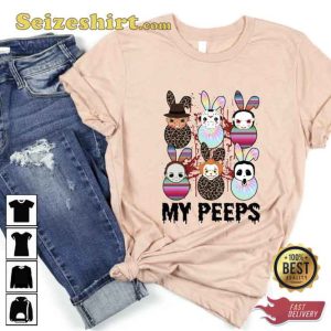 My Peeps Horror Movie Characters Unisex T-shirt
