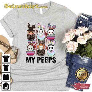 My Peeps Horror Movie Characters Unisex T-shirt