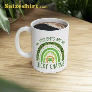 My Students Are My Lucky Charms Teacher St Patrick's Day Coffee Mug