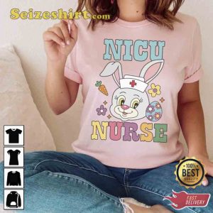 NICU Nurse Shirt Team Tiny Humans Gift Neonatal ICU Nursing Tee