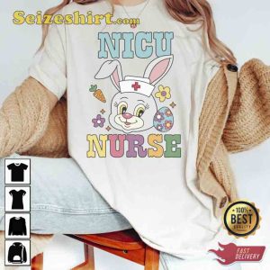 NICU Nurse Shirt Team Tiny Humans Gift Neonatal ICU Nursing Tee