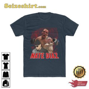 Nate Diaz Vintage Bootleg Rap Style MMA Unisex T-Shirt