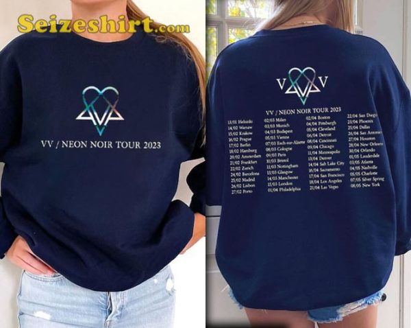Neon Noir Tour 2023 Ville Valo Rock Music Fan Unisex T-Shirt