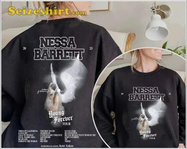 Nessa Barrett Young Forever Tour 2023 Playlist Unisex T-Shirt