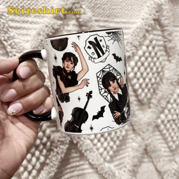 Nevermore Wednesday Addams Coffee Mug