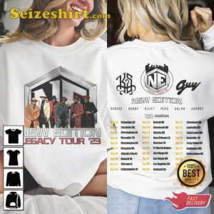New Edition Band Music Shirt Legacy Tour 2023