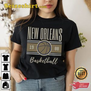 New Orleans Basketball Retro T-Shirt Gift For Fan