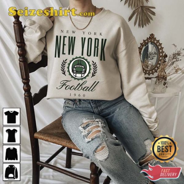 New York Football Vintage Crewneck Sweatshirt Gift for Fan
