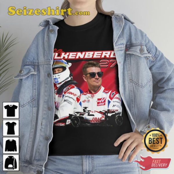 Nico Hulkenberg Haas Formula One Racing Vintage T-Shirt