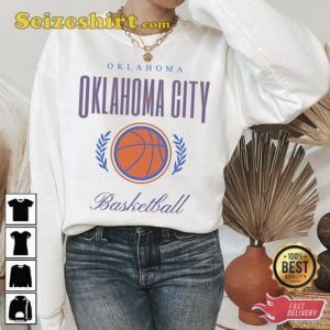 OKC Basketball Vintage Crewneck Sweatshirt Gift For Fan
