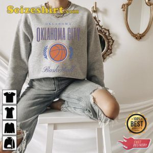 OKC Basketball Vintage Crewneck Sweatshirt Gift For Fan