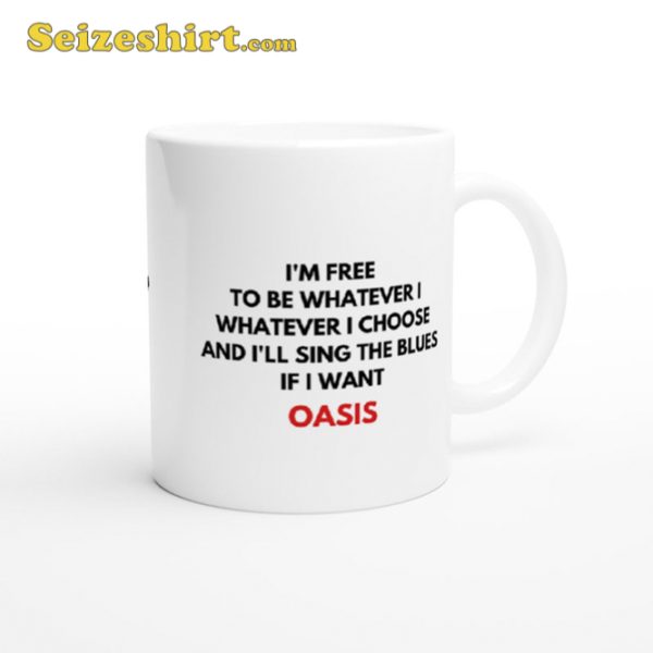 Oasis Whatever Song Lyric Mug