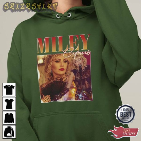 Official Miley Cyrus On Stage Music T-Shirt