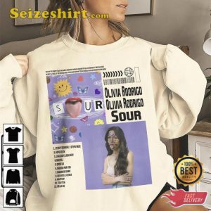 Olivia Rodrigo Sour New Album Vintage Bootleg Inspired Shirt
