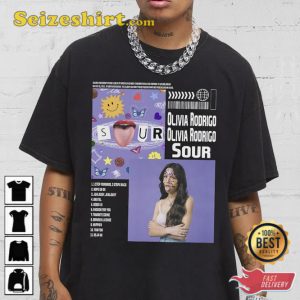 Olivia Rodrigo Sour New Album Vintage Bootleg Inspired Shirt