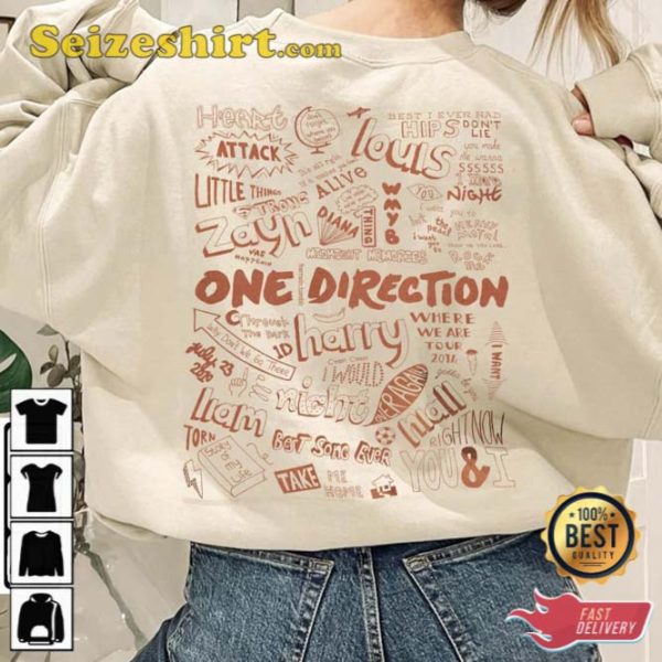 One Direction Mar Trending Unisex Gifts 2 Side Sweatshirt