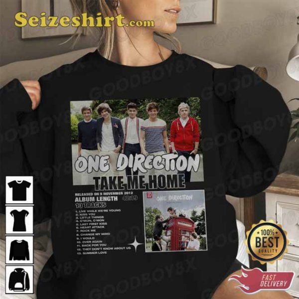 One Direction Take Me Home Fans Music T-Shirt