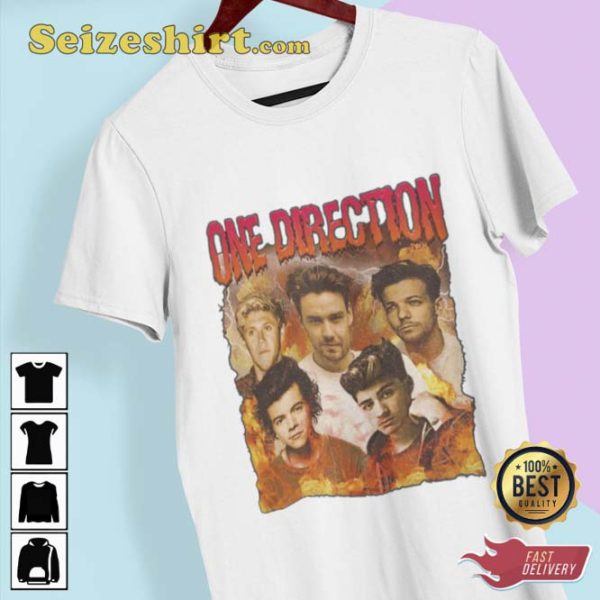 One Direction Vintage 90s Shirt
