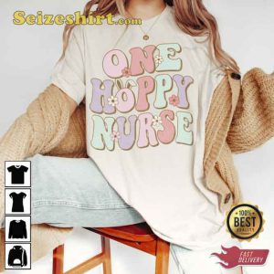 One Hoppy Nurse Easter Unisex Shirt
