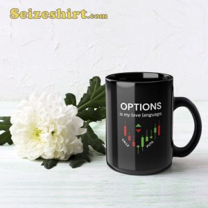 Options Is My Love Language Black Glossy Mug