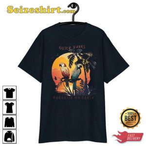 Outer Banks Aesthetic Unisex Vacation Trip Paradise On Earth T-Shirt