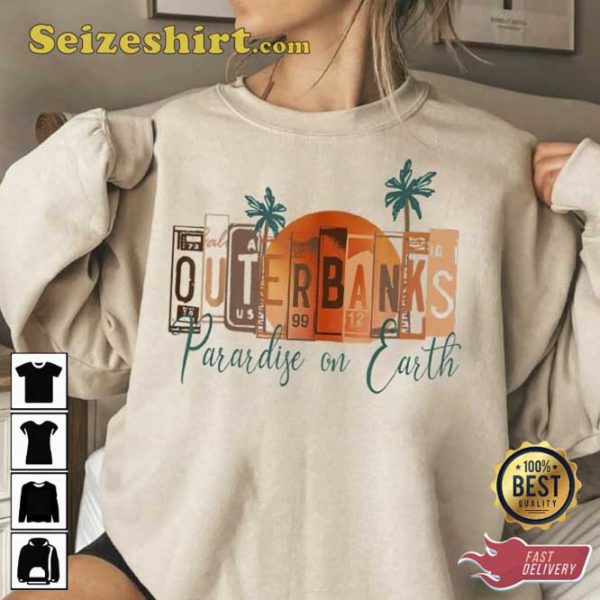 Outer Banks North Carolina Paradise On Earth T-shirt