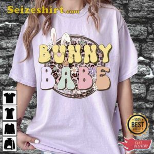 Oversized Easter Bunny Babe Shirt for Women