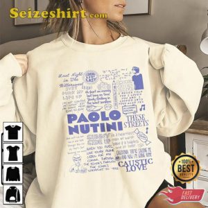 Paolo Nutini Doodle Art Lyric Album Song Music T-Shirt