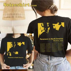 Paramore In North America Tour 2023 With Date Double Side Trending Unisex Shirt