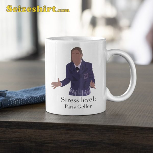 Paris Gilmore Stress Level Funny Ceramic Mug