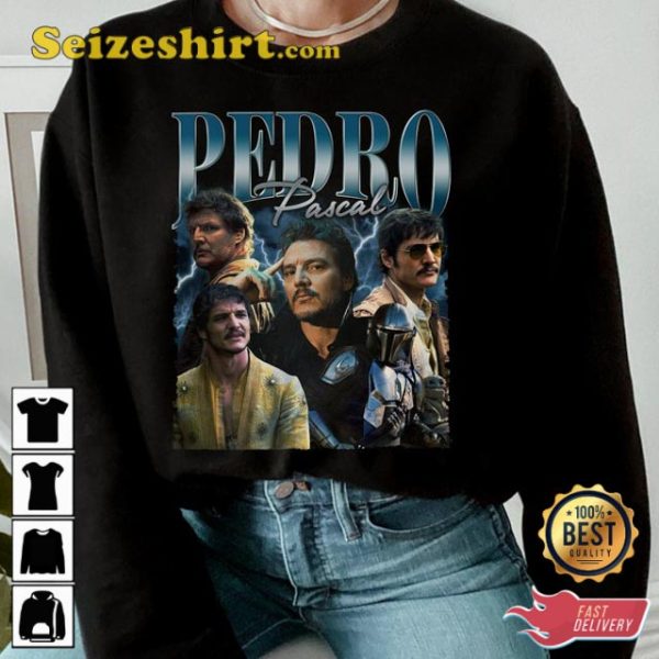 Pedro Pascal 90s Vintage Narco Javier Pena Unisex T-Shirt