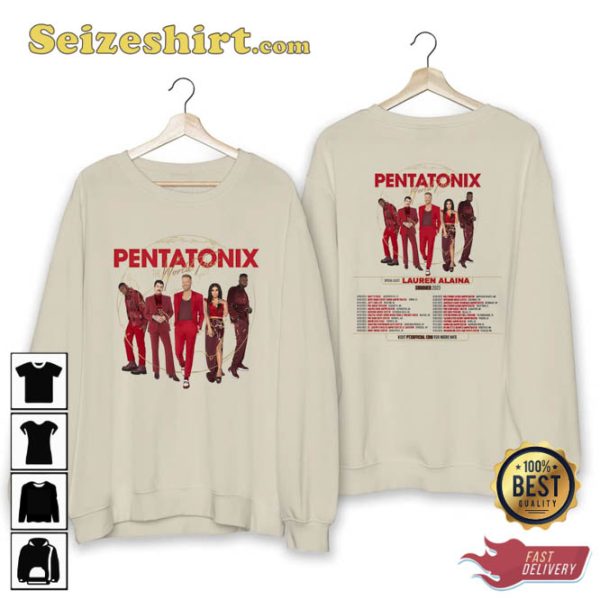 Pentatonix The World Tour Summer 2023 Shirt