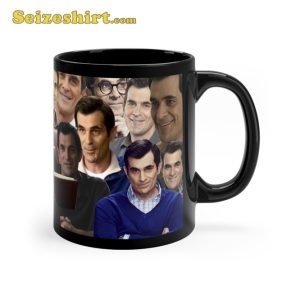 Phil Dunphy Multiple Faces Black Mug