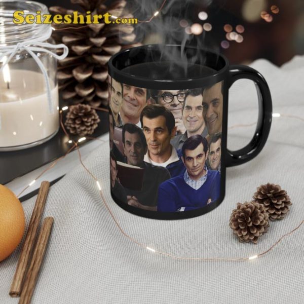 Phil Dunphy Multiple Faces Black Mug