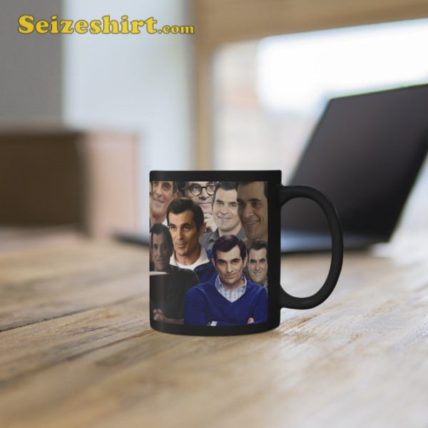 Phil Dunphy Multiple Faces Black Mug