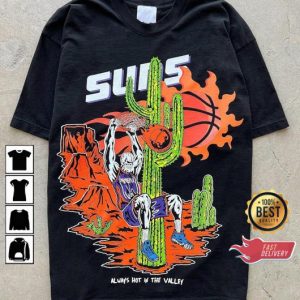 Phoenix Suns Warren Lotas Always Hot in the Valley Basketball T-Shirt