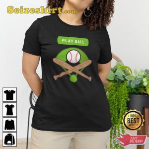 Play Ball Baseball Mama Game Day T-Shirt