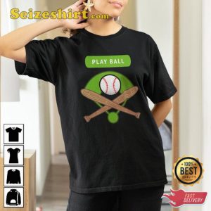 Play Ball Baseball Mama Game Day T-Shirt