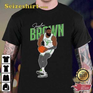 Professional Basketball Player Jaylen Brown Basket Unisex T-Shirt