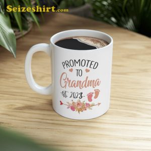 Promoted to Grandma 2023 again Coffee Mug