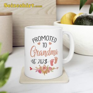 Promoted to Grandma 2023 again Coffee Mug
