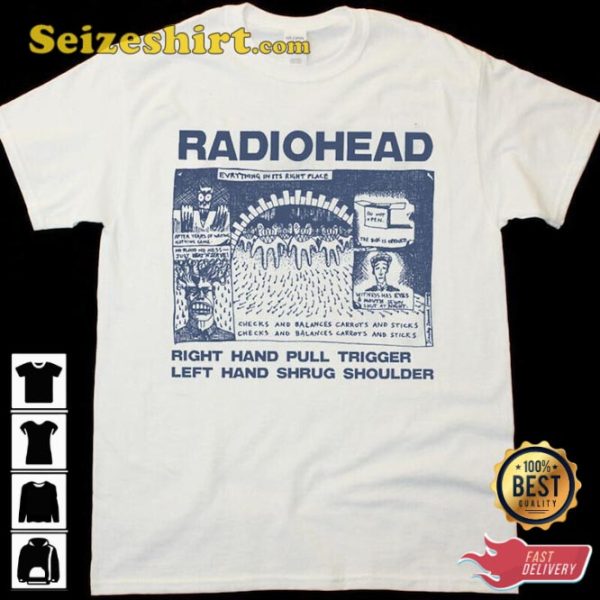 Radiohead Concert 90s Band Music Fan Gift T-Shirt