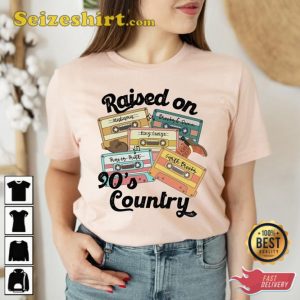 Raised On 90s Country Western Music Shirt