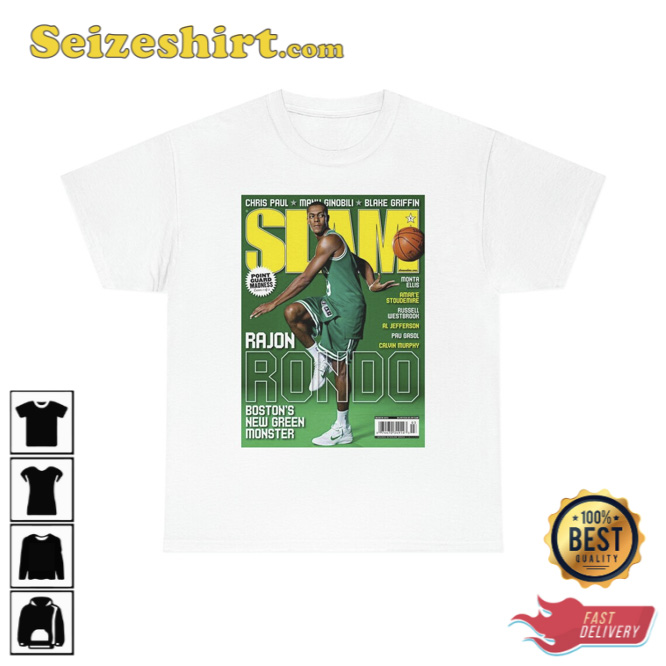 Rajon Rondo T-Shirt Slam Magazine Boston Celtics Basketball
